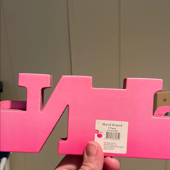 Pink and Black FRIENDS Decorative Sign - Picture 9 of 11